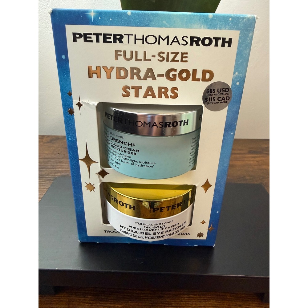 Peter Thomas Roth Full-Size Hydra-Gold Stars Water Drench & 24K Gold Eye patches